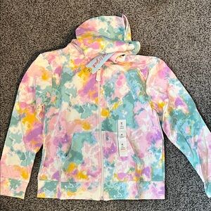 Cat & Jack Multicolor Tie-Dye Hoodie